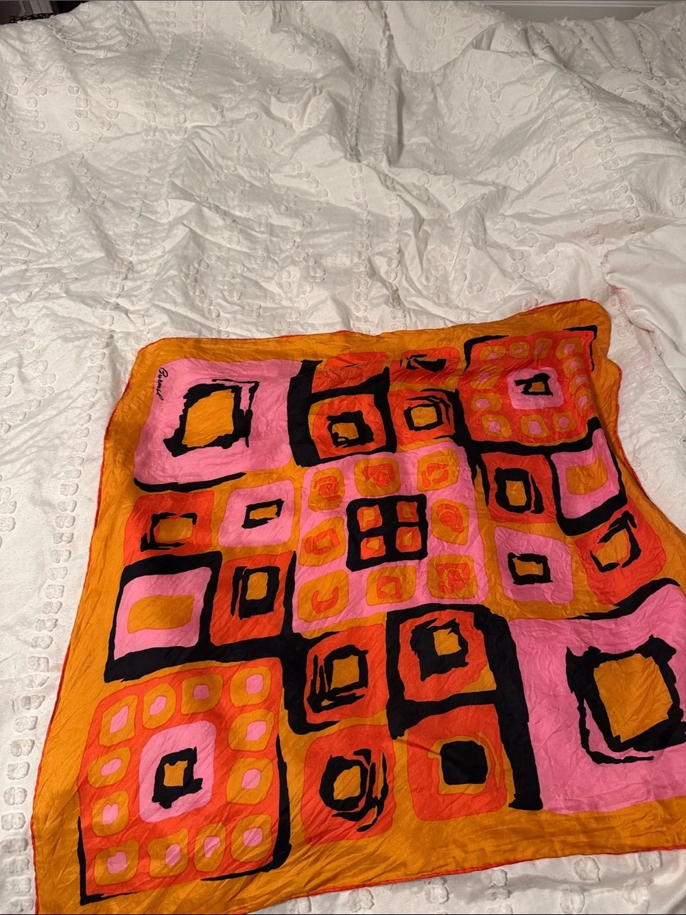 Vintage 1970s scarf